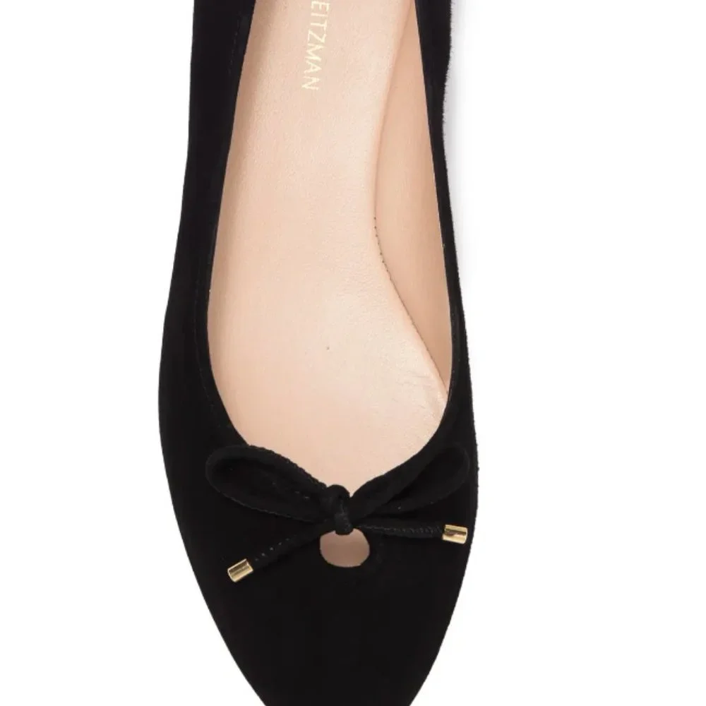 Stuart Weitzman Gabby Leather Ballet Flat - Picture 2 of 4